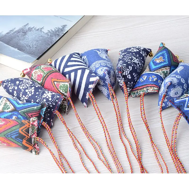 Handmade Rice Dumpling Fragrance Wormwood Sachet Mosquito Repellent For Home Living Room Cars Pendant Air Freshener Tools
