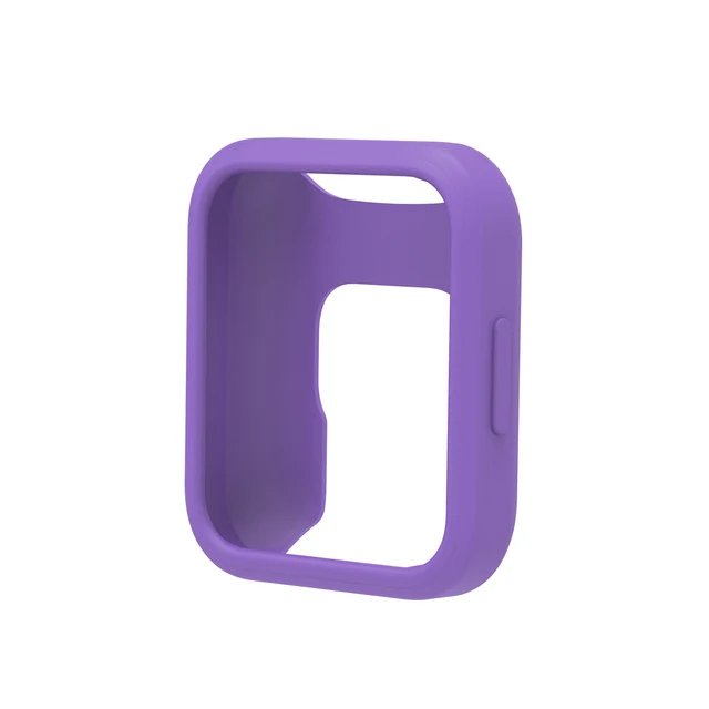 Silicone Smartwatch Band with Protective Case Cover - Durable, Comfortable Strap Accessory