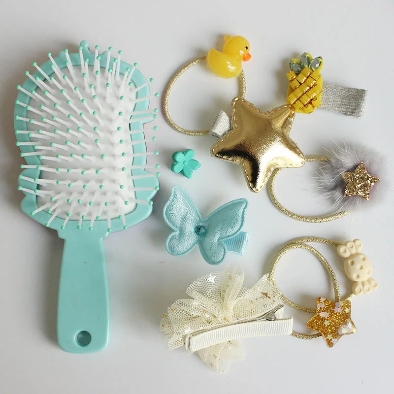 Boutique Hair Accessories Children'S Hairpin Girls Hair Rope Princess Comb Jewelry Gift Box New Year Christmas Set Gift Boutique Hair Accessories Children'S Hairpin Girls Hair Rope Princess Comb Jewelry Gift Box New Year Christmas Set Gift