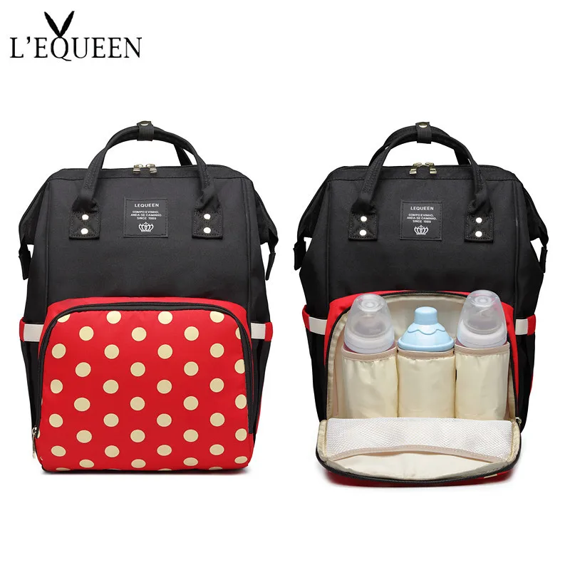 LEQUEEN, брендовые Детские Подгузники, сумки для мам, большая вместительность, сумки для подгузников для кормящих мам, пеленки для младенцев, сумка для пеленания, рюкзак для ухода за детьми