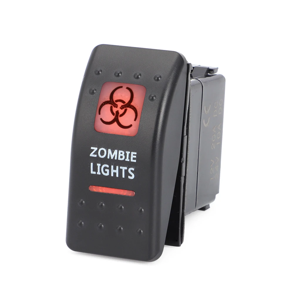 FOR CANAM MAVERICK X3 COMMANDER DEFENDERS ZOMBIE LIGHTS SWITCH WITH BACKLIGHT AMBER LAMPE