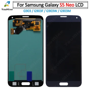 

Super AMOLED For Samsung Galaxy S5 Neo G903 G903F LCD Display Touch Screen Digitizer Assembly For Samsung S5 Neo Display
