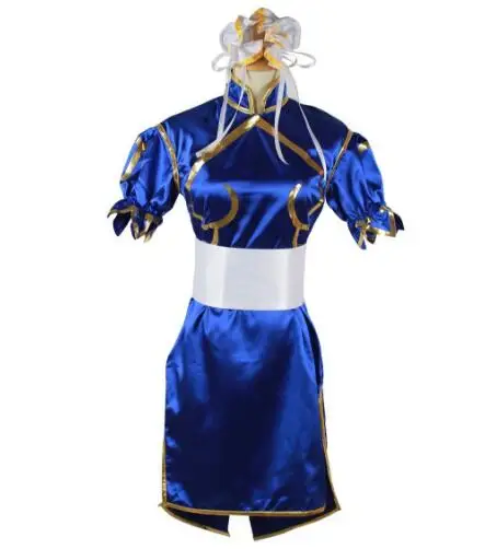 Костюмы на Хэллоуин аниме одежда Chun Li косплей костюм для девочек маскарадный костюм чонсам