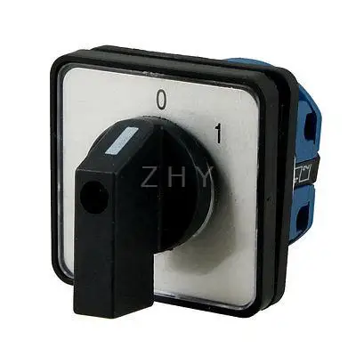 

Latching 4 Terminals On/off 2 Position Changeover Cam Switch AC 660V 20A