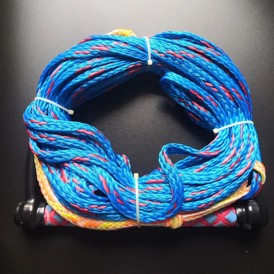 Water Ski Rope, Wakeboard Kneeboard Rope Water Ski leash handle Strand Weave Wakesurf boarding Rope 1600lbs 750-900 Inch Length