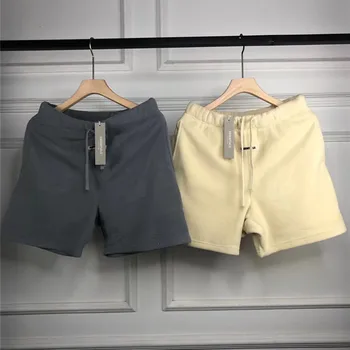 

FOG Essentials Shorts Drawstring Men Women 1:1 High Quality Beach Shorts Summer Style Casual Essentials Short