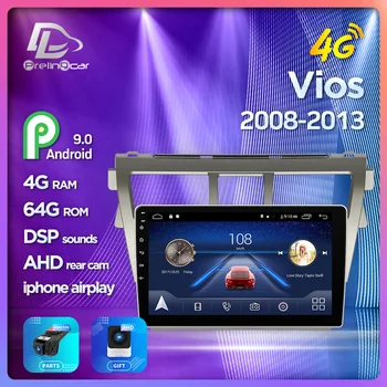 

Prelingcar Android 9.0 NO DVD 2 Din Car Radio Multimedia Video Player Navigation GPS For Toyota VIOS Yaris 2007 08 09 10 11-2012