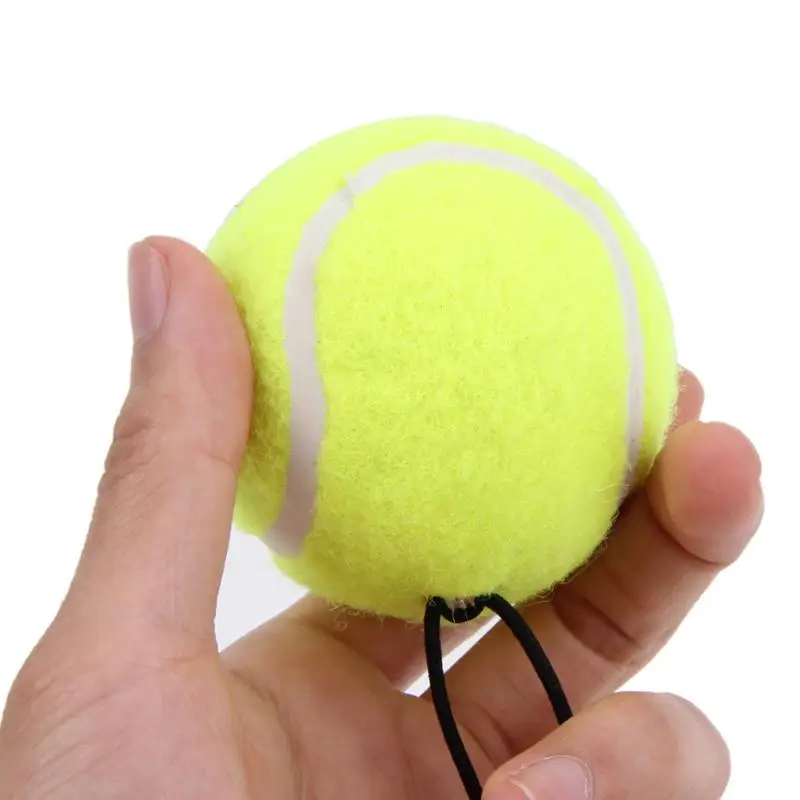 Профессиональные резиновые шерстяные теннисные мячи, тренировочный теннисный мяч со струной, спортивные инструменты для упражнений на
