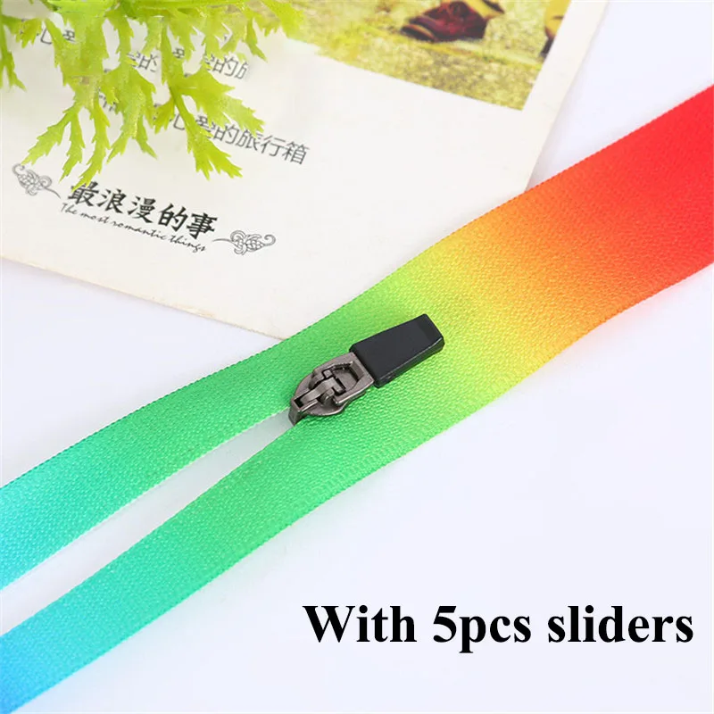 5yards 5sliders Meetee 5 ярдов 3#5# нейлон открытый конец водонепроницаемый застежки-молнии для шитья DIY Красочные молнии Швейные спортивные пальто одежда доступны ZK545 - Цвет: 5yards 5sliders