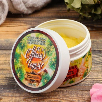 

Sugar scrub " Modeling. Lime blossom", new year's series, 250 ml 4433763
