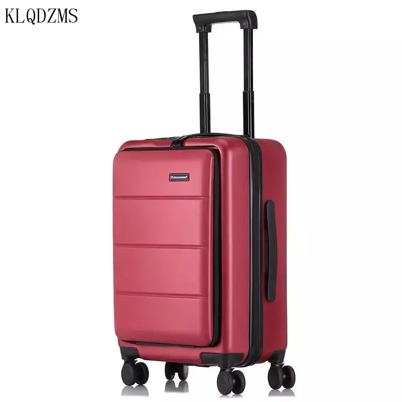 KLQDZMS 20"22"24"26 inch New travel suitcase fashion rolling luggage laptop bag men trolley case women upscale business luggage