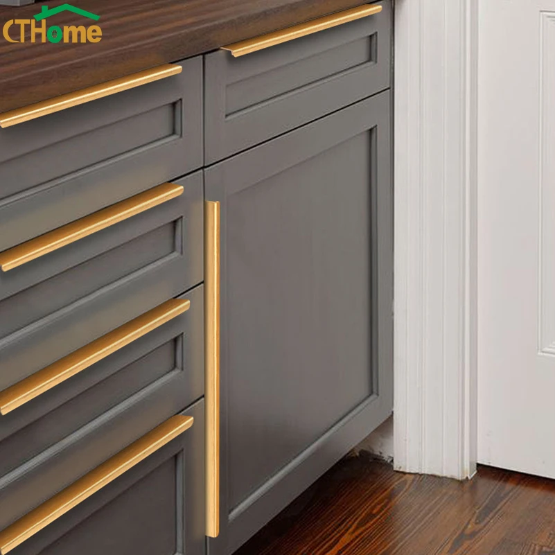 T Bar Drawer Knobs Closet Pulls Kitchen Cabinet Door Handles Black Silver Gold