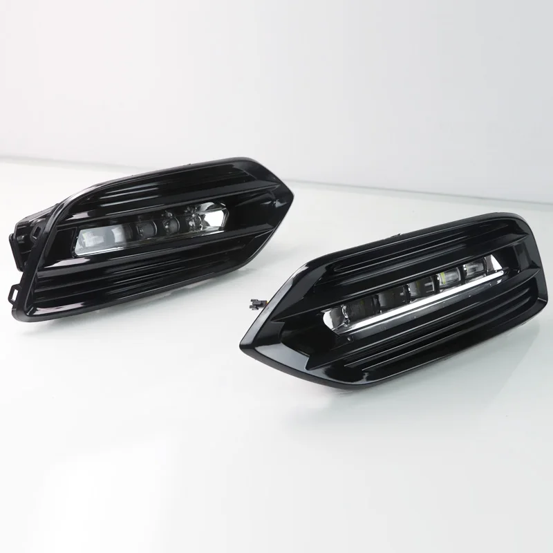 СВЕТОДИОДНЫЙ DRL для Honda hr-v HR-V Vezel дневного света противотуманная фара с желтым поворотным сигналом - Цвет: White Yellow Blue