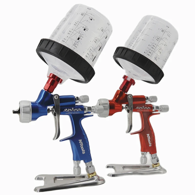 HVLPSPRAYGUNWithAdapter600ccMixTank13mmNozzleAirSprayGun