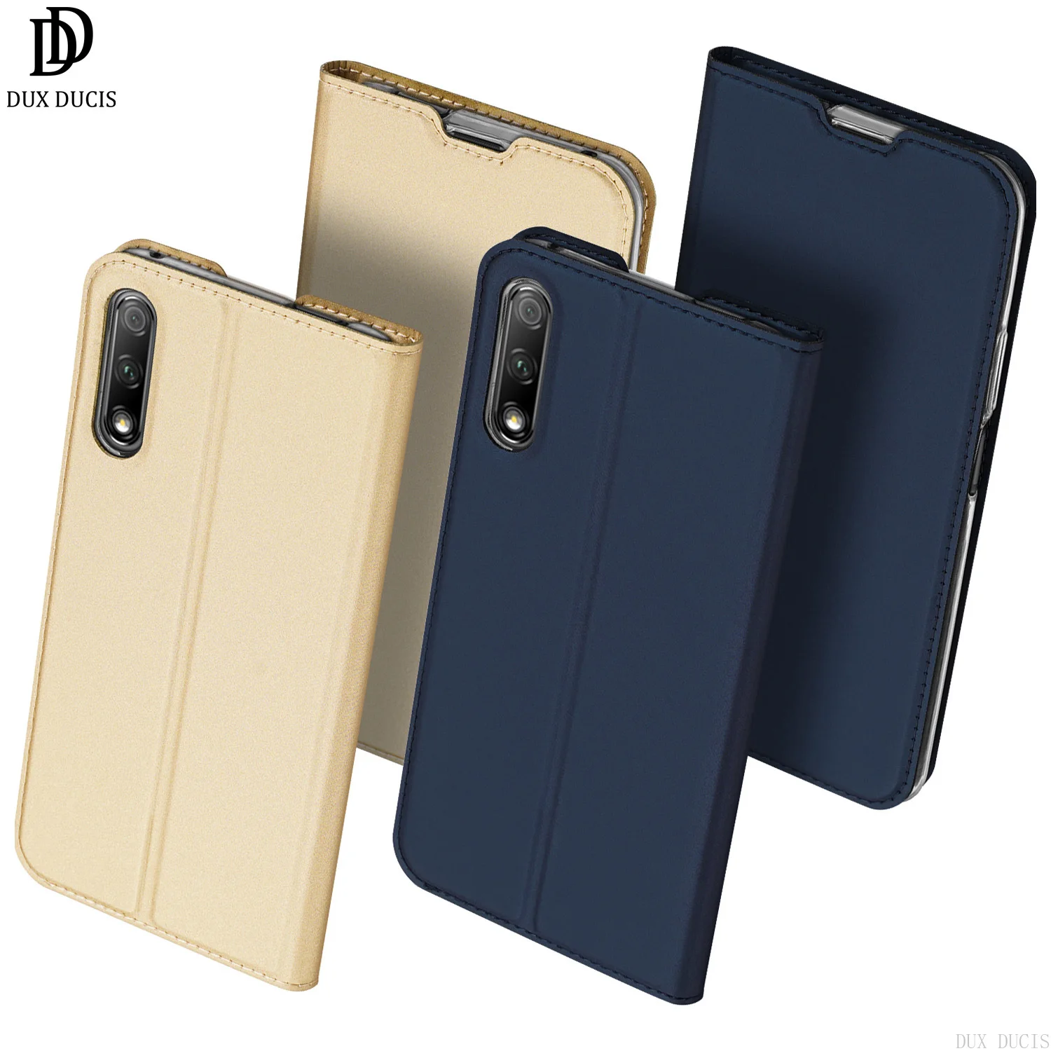 

Dux Ducis Flip Case For Huawei Honor 9X & 9X Pro Soft Bumper Card Slot Holder Wallet Stand Cover Anti-knock Case