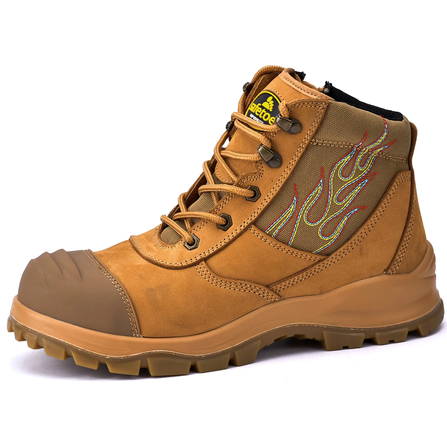 Work-Shoes Safety-Boots Oil-Resistant Steel Toe Mens Rolling Anti-Nail-Water Breathable