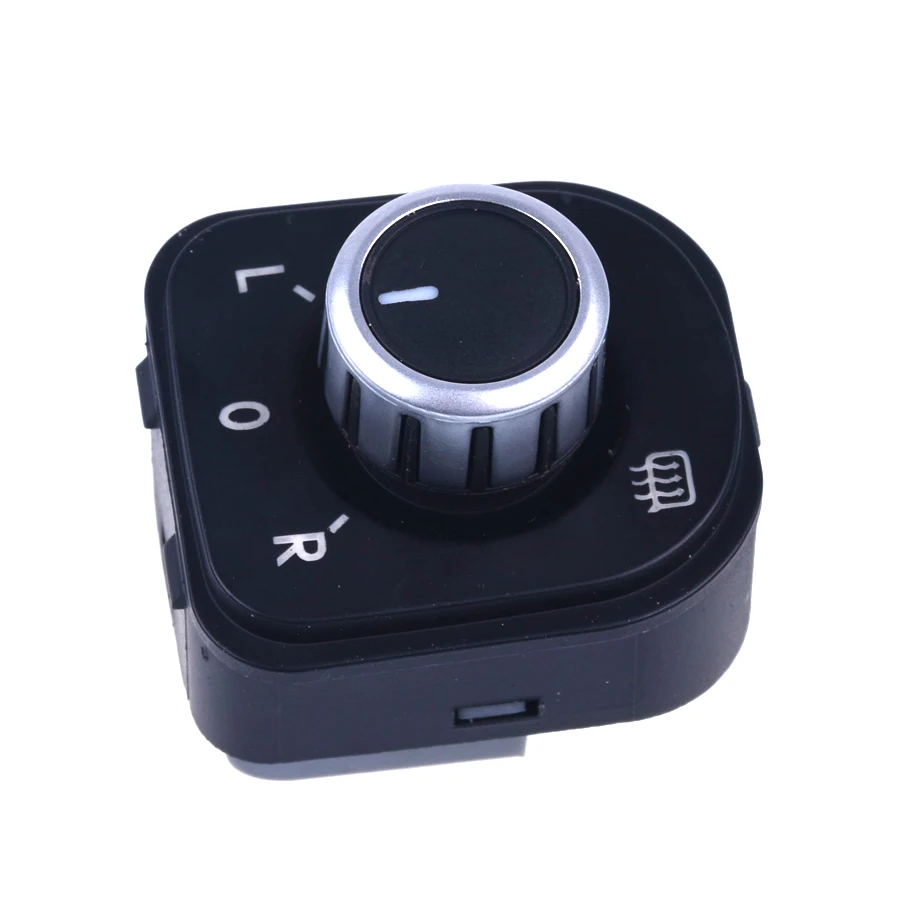 

New Chrome Power Side Mirror Adjust Switch Knob Fit Jetta MK5 Golf MK5 MK6 Rabbit Eos Passat B6 3C Tiguan 1K0 959 565 5ND959565B