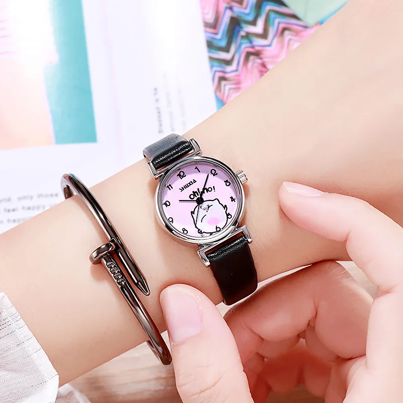 

2019 New Style Female Students Watch Korean-style Simple Mori Girl Line Watch Small Dial Fresh Quartz Watch