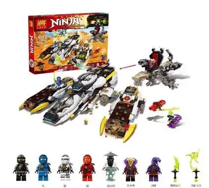 

Trump 79347 Phantom Ninja Hidden Raider 70595 Four-in-One Transformation Chariot Inserted Building Blocks Toy