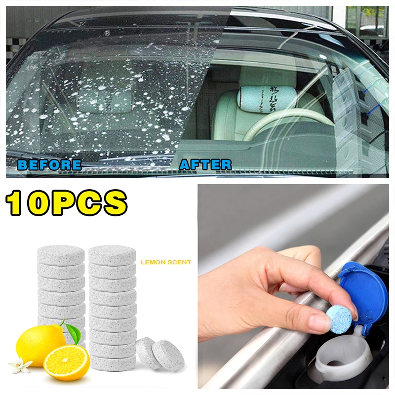 

10X Car Windshield Cleaning Glass Cleaner For Toyota Corolla RAV4 Subaru XV Chevrolet Cruze Aveo sail Saab Dacia