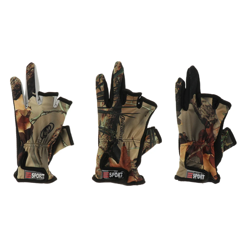 3 Cut Finger Gloves for Men & Women, UV Sun Protection Gloves for Kayak, Fishing, Paddling, Sailing, Rowing, Hiking