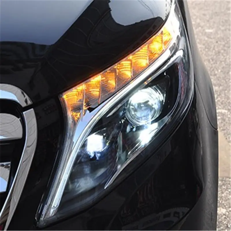Внешний боковой указатель поворота аксессуар Luces Led Para Автомобильные фары Задние Автомобильные фары в сборе 17 18 для Mercedes Benz Vito