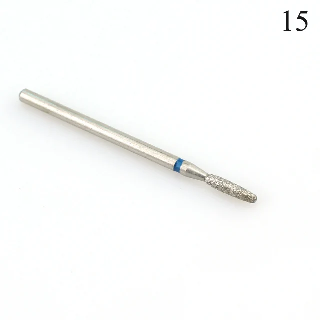 ASWEINA, 1 шт., конический стиль, диаметр 3,5 мм, алмазные сверла для ногтей, электрический аппарат для маникюра, аксессуары для ногтей, инструмент - Цвет: 15