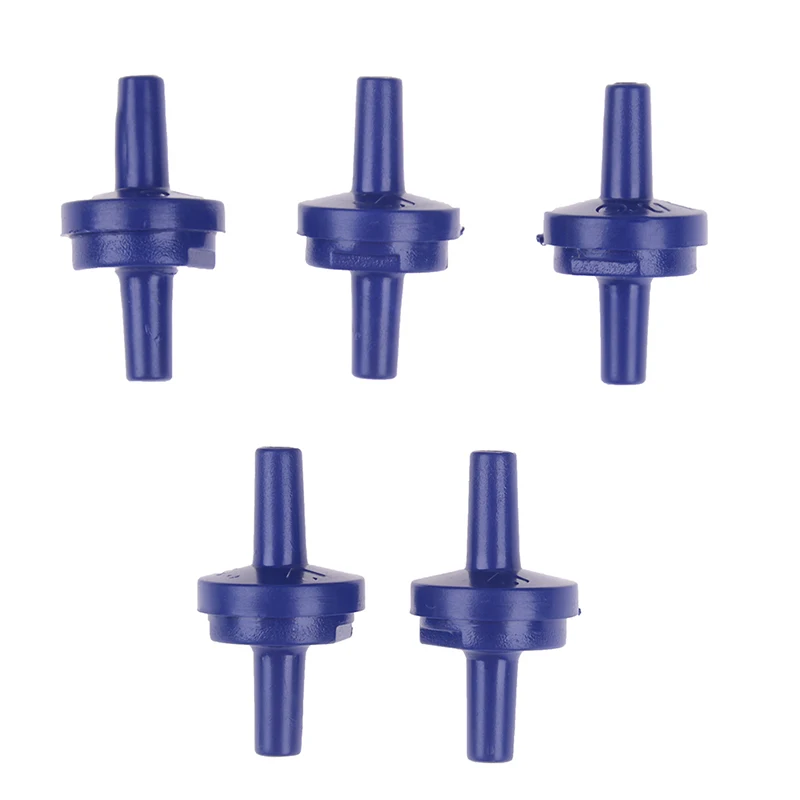5pcs/set Air Pump Check Valve One Way Non-Return Valve Fish Tank Aquarium Water Air Pump