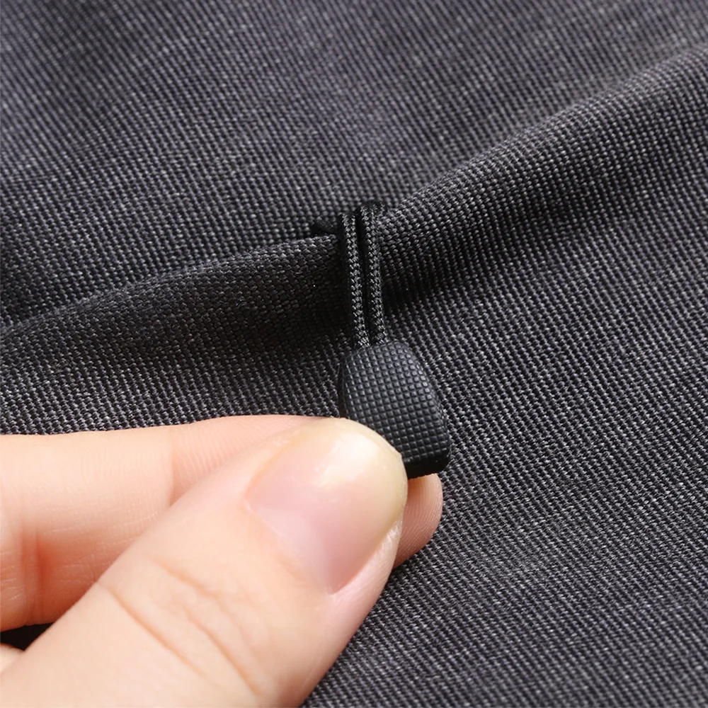 10Pcs Zipper Pull Cord Rope Pullers Ends Lock Zips Bags Clip Buckle Zip Puller Replacement Suitcase Tent Travel Accessories