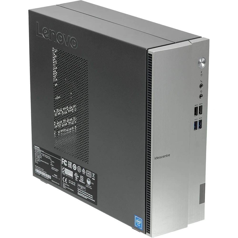 Компьютер LENOVO IdeaCentre 510S-07ICB, Intel Celeron G4900, DDR4 4Гб, 1000Гб, Intel UHD graphics 610, Free DOS, кабели