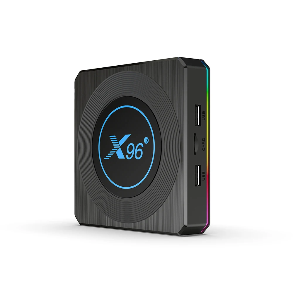 ТВ-приставка S905X4 X96 X4 с RGB-подсветкой 4 + 64 ГБ Wi-Fi | Электроника