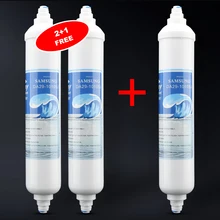 Filtre à eau pour réfrigérateur externe remplaçable, compatible avec GE GXRTDR, Samsung, LG/C (2 + 1 gratuits)