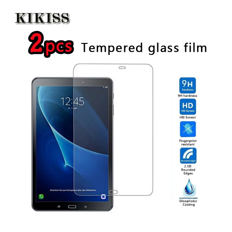2 шт. закаленное Стекло для Samsung Galaxy Tab A 10,1 10,5 полный охват Экран ProtectorFlim для Galaxy Tab S5e S4 S3 S2