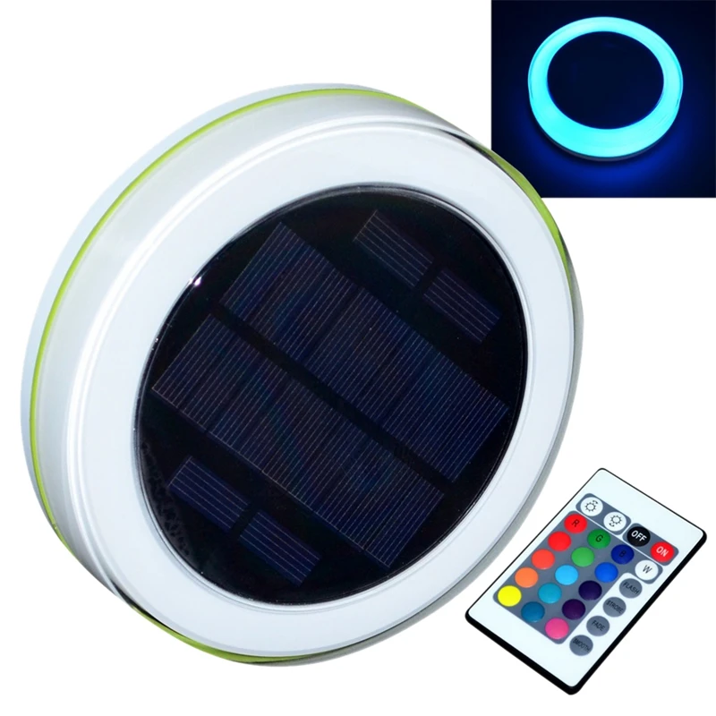 Outdoor Swimming Pool Underwater Colorful Lights Waterproof Solar Led Pool Lights Outdoor Solar Water Drift Lights Wedding Party