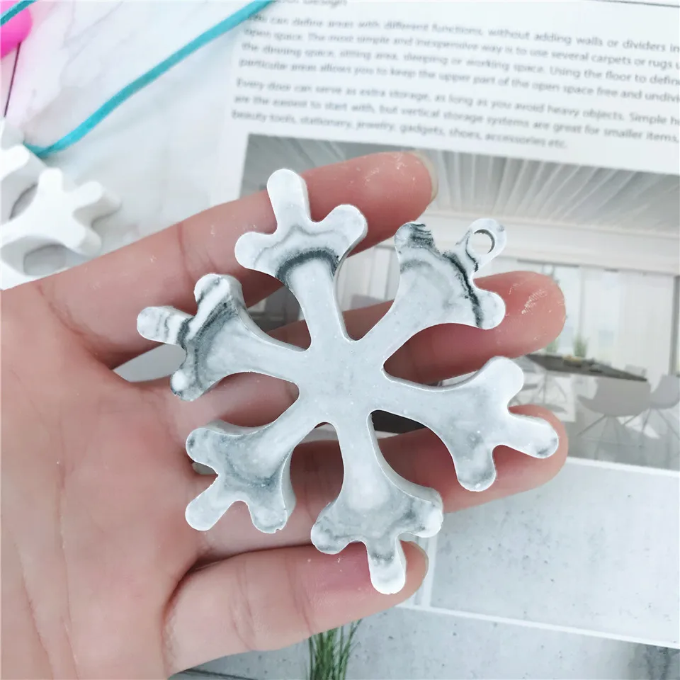 3D Рождественские силиконовые формы для мыла Снежинка DIY Xmas шоколадная форма Сахар ремесло Мыло плесень инструменты для украшения тортов из мастики