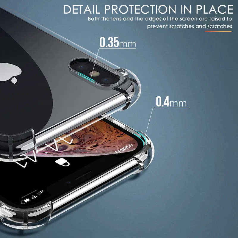 Прозрачный чехол для телефона KISSCASE для iPhone XR X XS MAX 7 8 6 6S Plus, мягкий силиконовый чехол для iPhone 11 Pro Max 5 5S SE, задняя крышка чехол на айфон 11 pro max чехол на айфон 7 xr x xs max 6 s 8