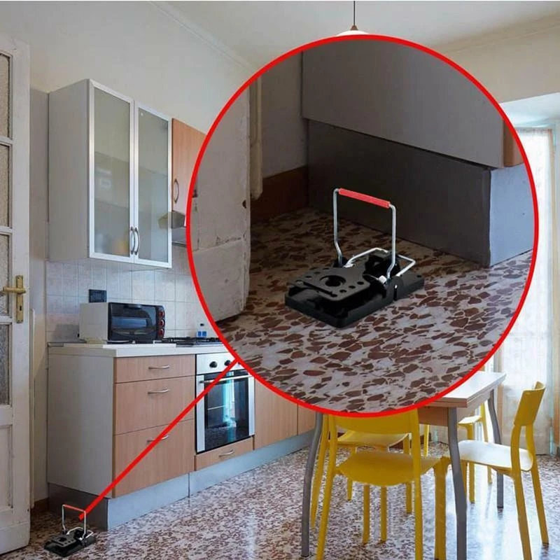 6 шт. в упаковке, ловушка для мыши, ловушка для мышей, ловушка для быстрого захвата, маленькая ловушка для мышей, гуманная, эффективная, многоразовая, быстрая реакция