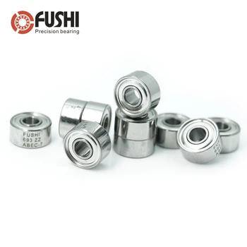 

693ZZ Bearing 3*8*4 Mm ( 10 Pcs ) ABEC-7 Miniature Engine 693 ZZ Ball Bearing 619/3ZZ R-830ZZ EMQ Motors Fans 693Z 693 Bearings