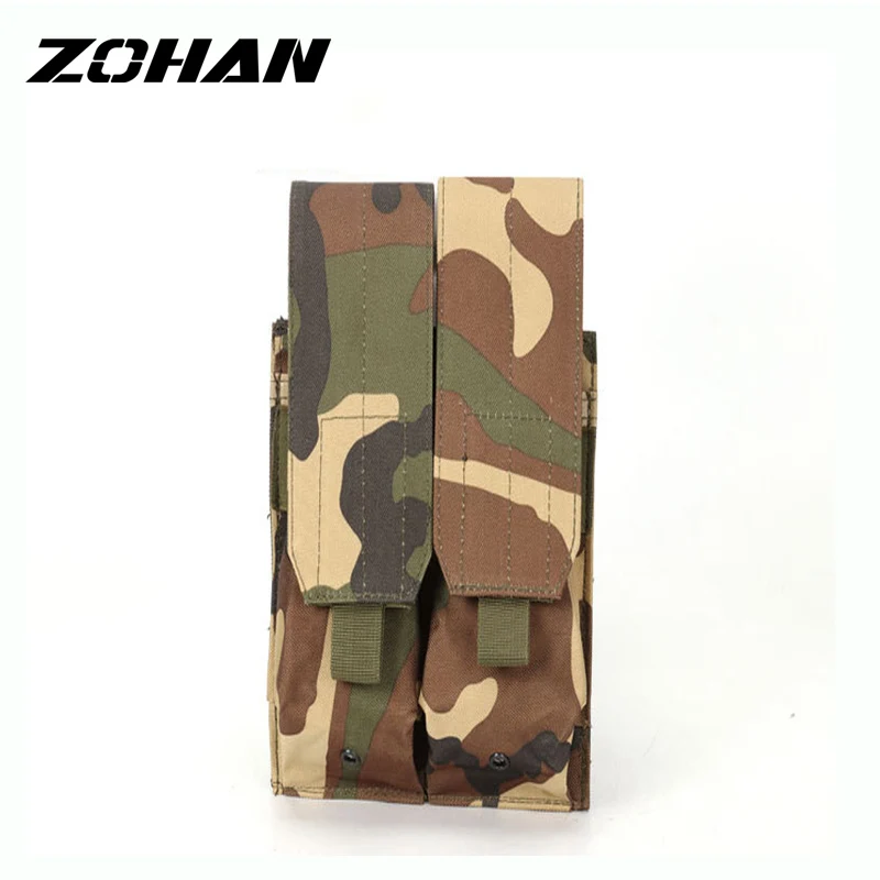 

Zohan Military Double Magazine Pouch M4 Outdoor Hunting Euipment Set Tactical Shoulder Waist Bag Rifle Gun Holder Bag