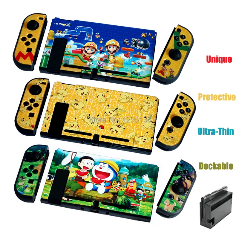 DIY Пластиковый защитный чехол-накладка жесткий чехол-накладка для Nintendo Switch игровая консоль протектор для Nintendo Switch Joycon контроллер