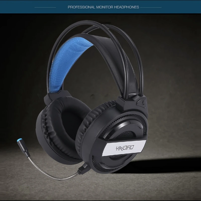 YINDIAO Q3 Headset Wired USB Gaming Headset with Microphone Sound Card Suitable for Laptop