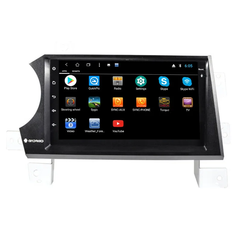NaviTopia 1024*600 7 дюймов 8 ядро Оперативная память 2G Встроенная память 32G Android 8,1 автомобиль радио плеер для Ssangyong Kyron 2006-2011 gps