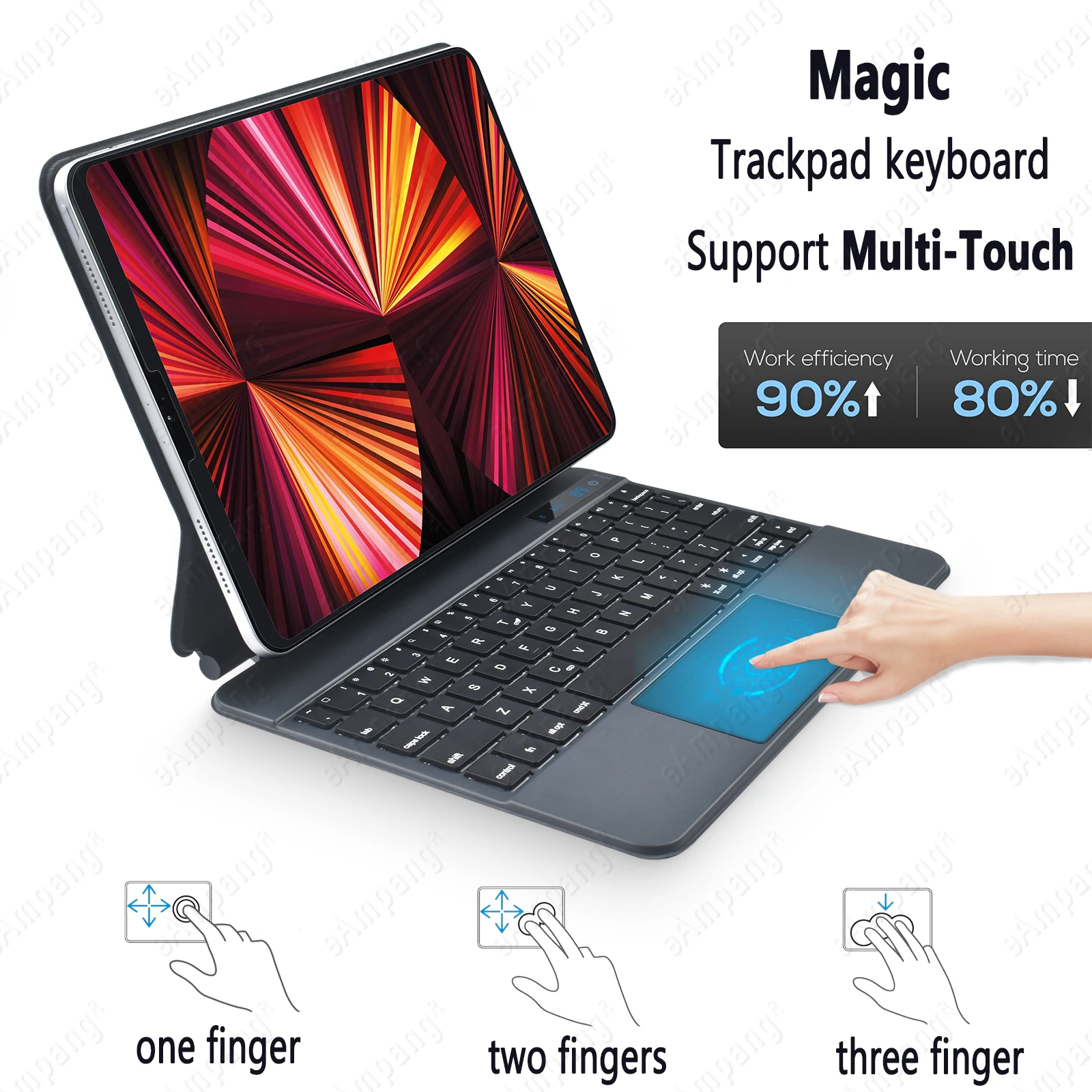 Magic Keyboard for iPad Pro 11 12.9 2021 2020 2018 iPad Air 4 Case