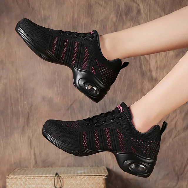 Sports Feature Soft Outsole Breath Dance Shoes Sneakers for Women 31