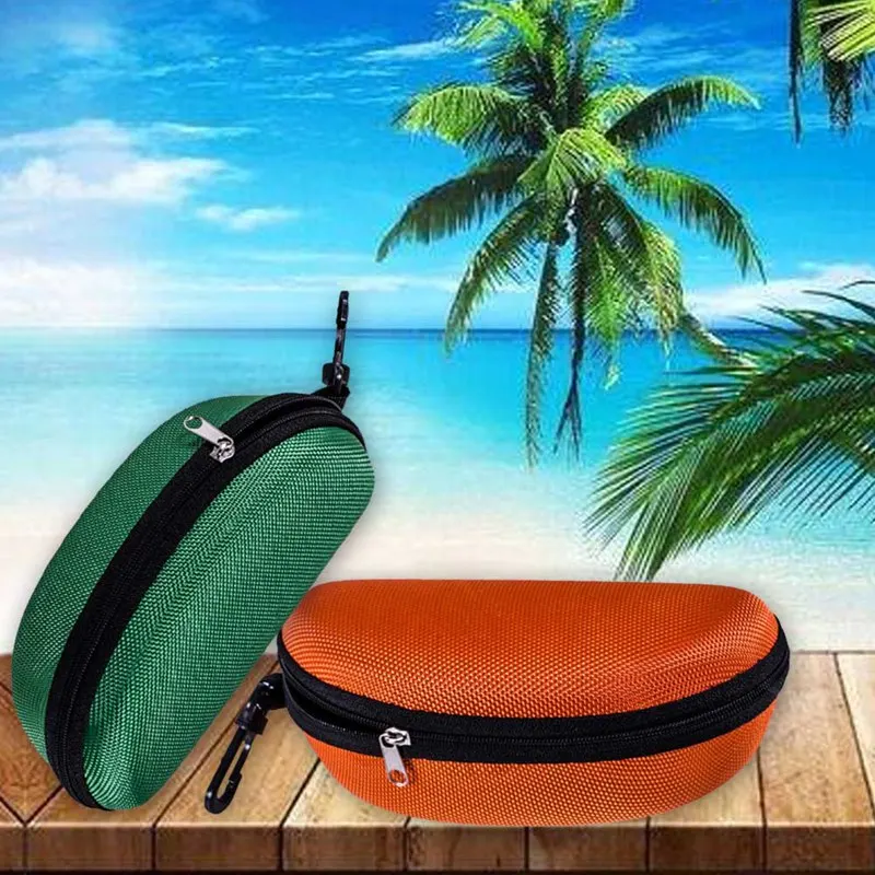 Изысканный футляр для очков портативы молния Lunettes De раскладушка жёсткий защитный чехол Роскошный чехол для солнцезащитных очков