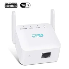 Беспроводной 300 Мбит/с WiFi ретранслятор расширитель диапазона AP Wi-Fi диапазон сигнала Усилитель расширитель Высокая совместимость с любым роутером