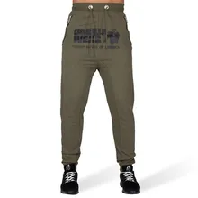 Спортивные штаны для бега, мужские повседневные штаны с принтом, хлопковые спортивные штаны для тренажерного зала, тренировочные брюки для мужчин, Весенняя спортивная одежда, брюки-карандаш