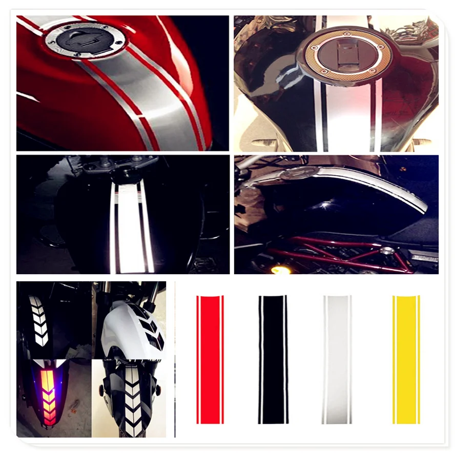 

Motorcycle Reflective Sticker Fuel Oil Tank Pad Decal FOR YAMAHA YZF 600R Thundercat R1 R6 R25 R3 FZ1 FAZER FZS 1000S
