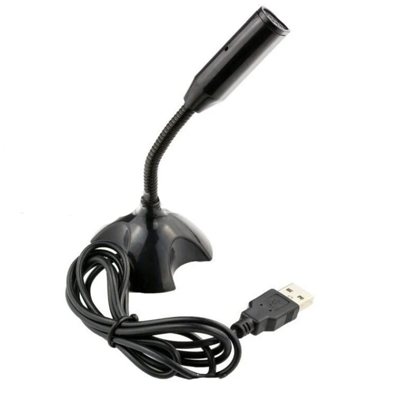 Регулируемый usb микрофон для ноутбука мини Студийный с подставкой держателем