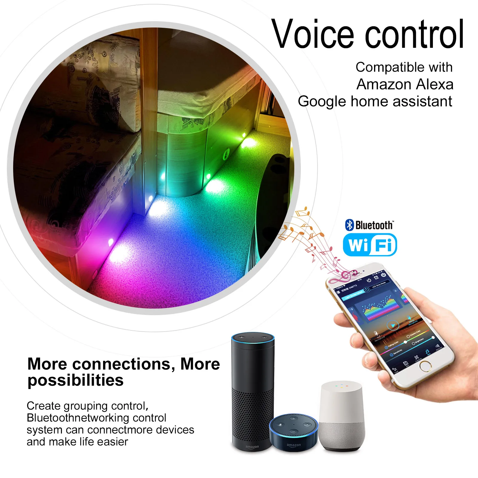 WIFI/Bluetooth 31mm 12V Digital WS2815 IC Pixel Light RGB Symphony Outdoor Christmas Garden Spotlight LED Deck Step Lighting garden decoration lamps led deck lights